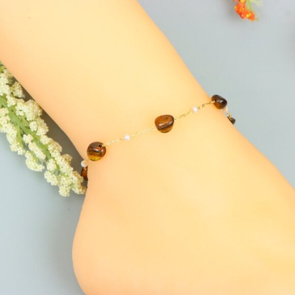 Handmade Anklet – A Stylish Choice for Women, Thoughtful Gift Idea, EVCH1250 - Picture 5 of 8